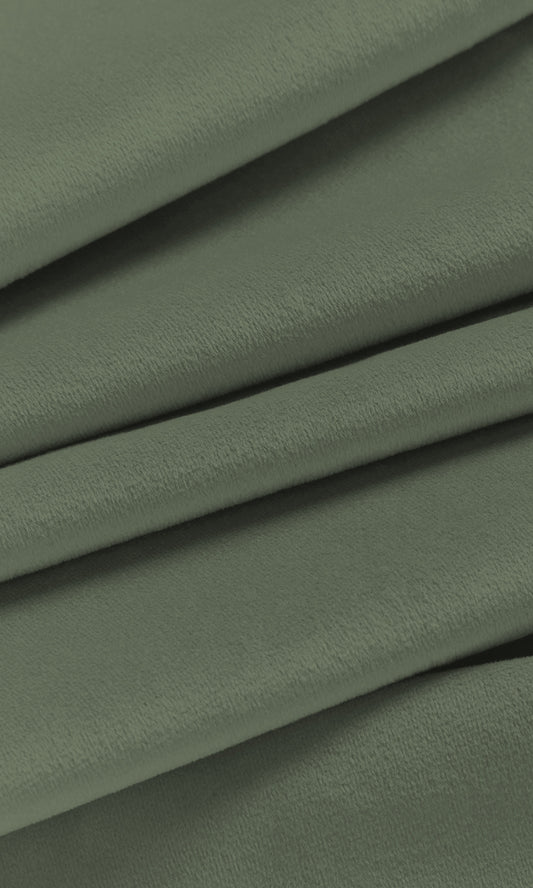 Velvet Home Décor Fabric Sample (Green)