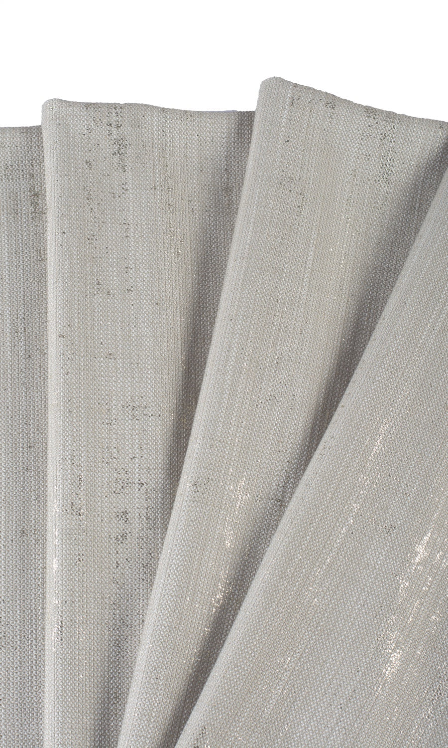 Metallic Accented Home Textile Fabric Material By the Yard (Taupe Gray-Brown)