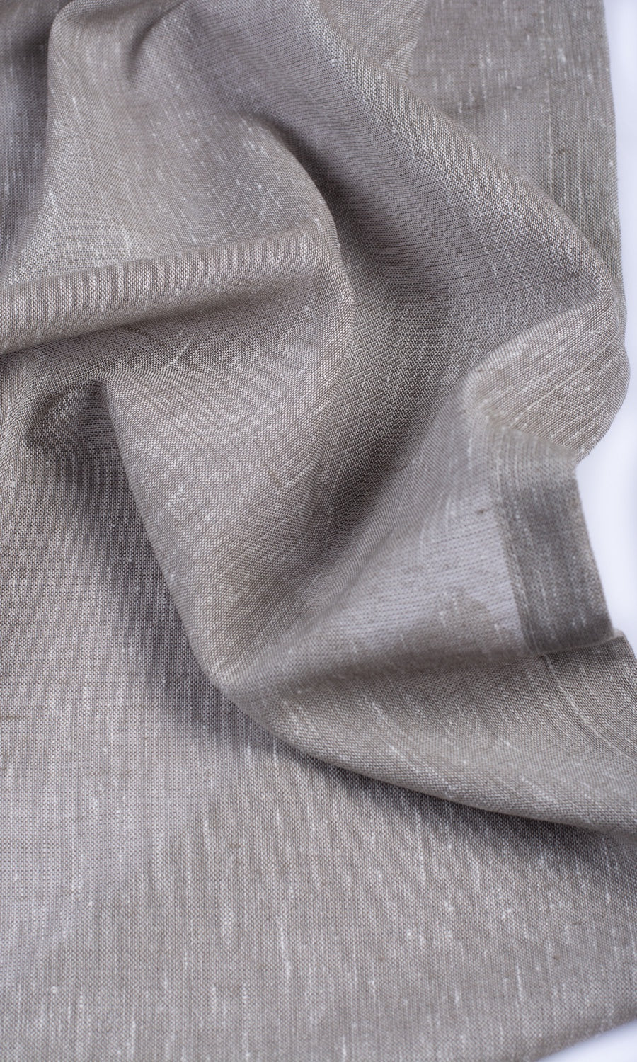 Plain Sheer Home Textile Fabric Material By the Yard (Warm Grey)