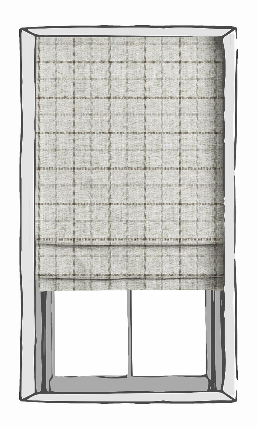 Modern Striped Print Fabric Material By the Yard (White/ Beige)