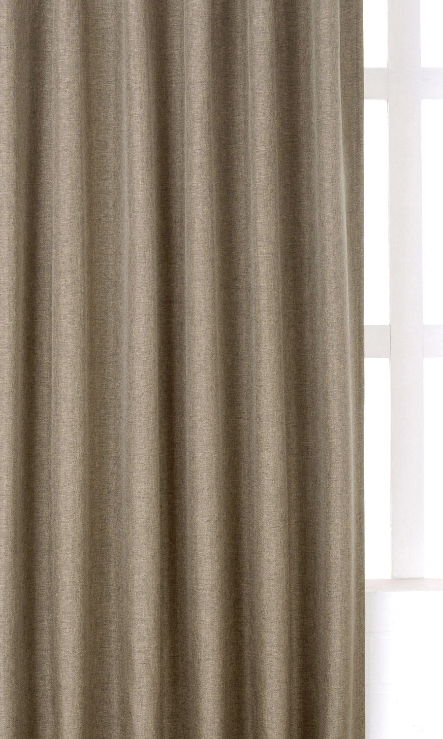 Blackout Window Treatments Fabric Sample (Brown/ Warm Grey)