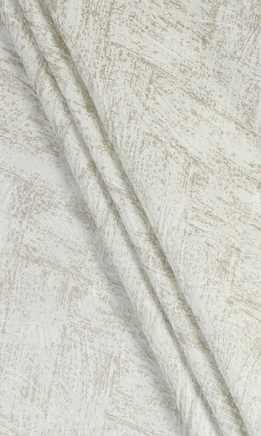 Patterned Poly-Cotton Home Décor Fabric By the Yard (Pale Beige/ Cream)