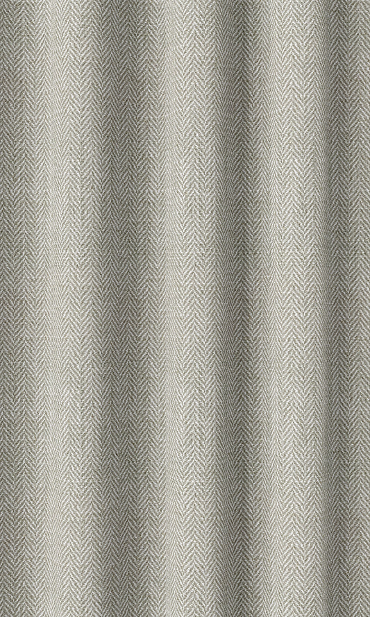 Herringbone Textured Home Décor Fabric By the Yard (Grey)