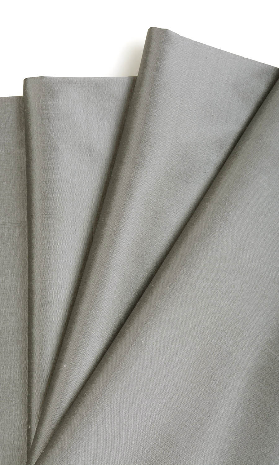 Shantung Silk Home Textile Fabric Material By the Yard (Steel Grey)