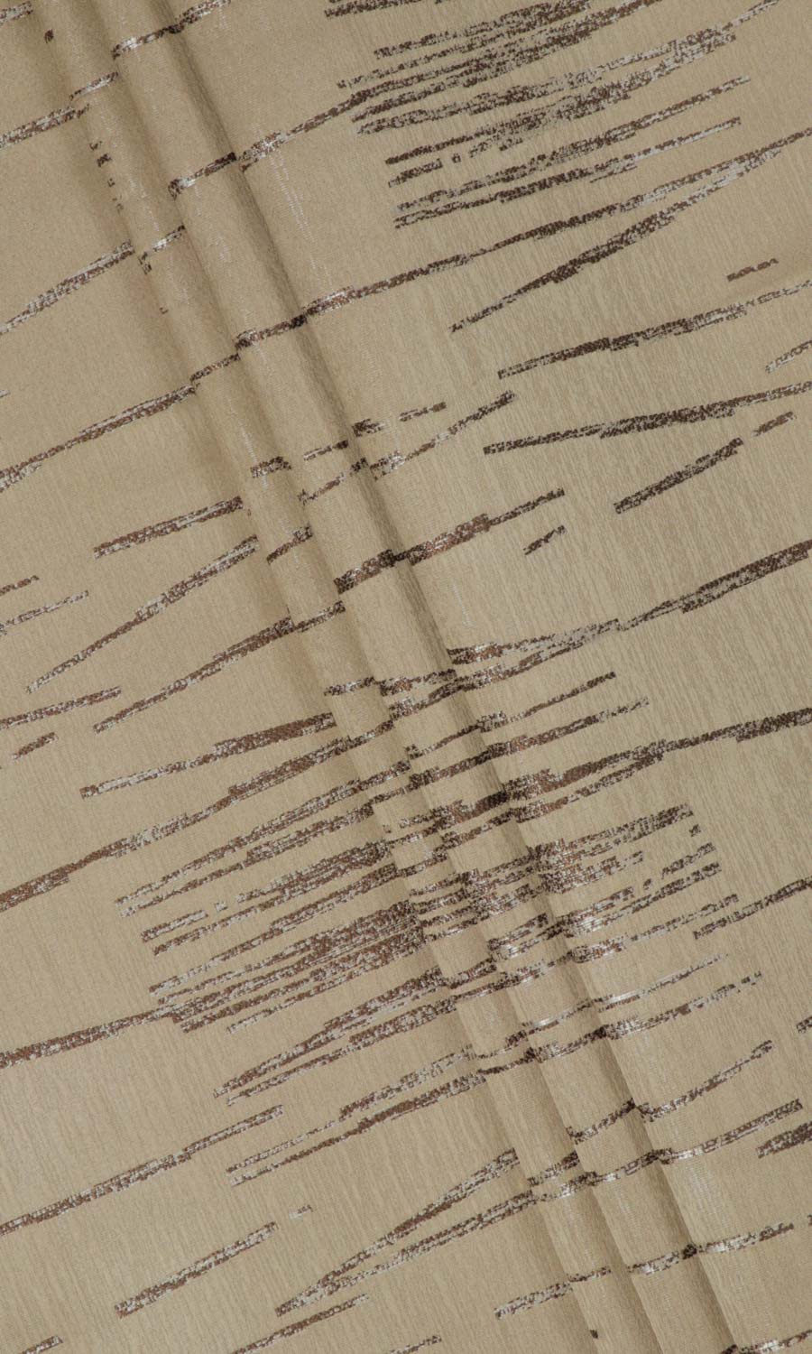 Abstract Patterned Window Treatments Fabric By the Yard (Mocha Coffee)