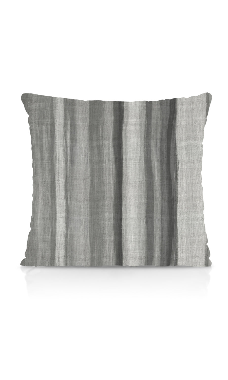 Watercolor Effect Striped Home Textile Fabric Material Sample (Grey)