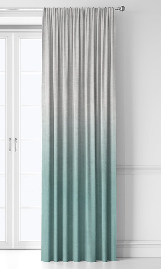 2-Tone Ombre Home Décor Fabric By the Yard (Blue)