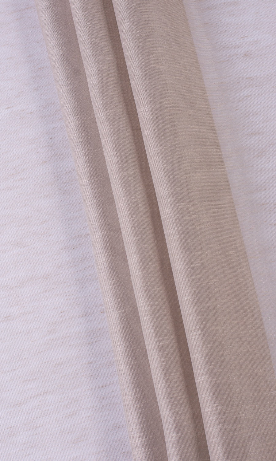 Textured Sheer Home Textile Fabric Material By the Yard (Hazelwood Beige/ Brown)