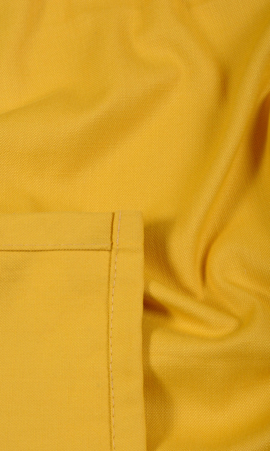 Solid Textured Window Treatments Fabric Sample (Yellow)