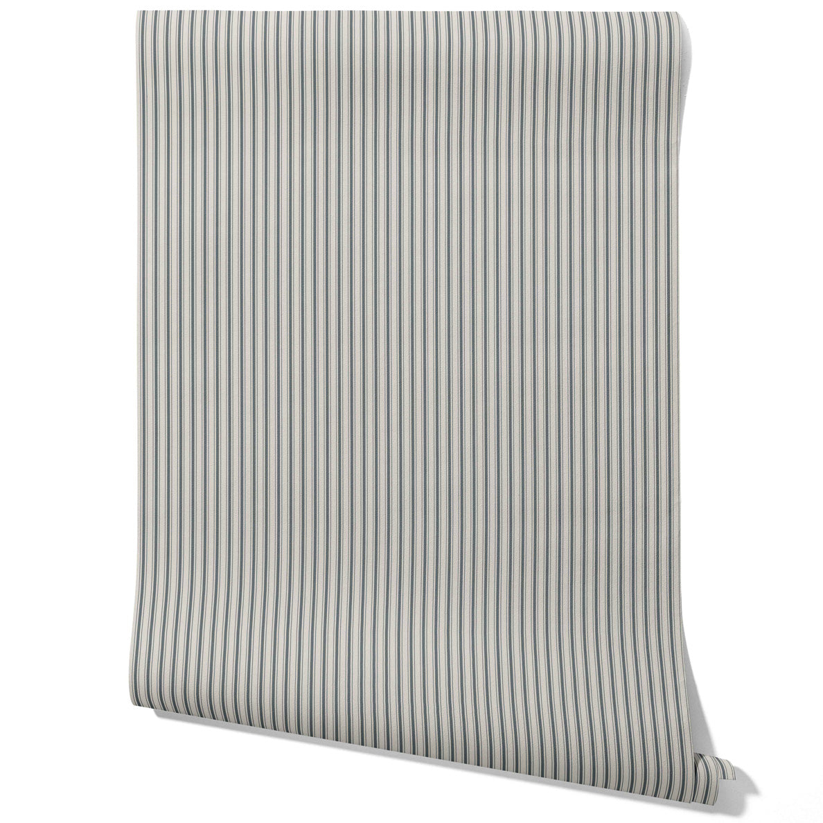 Neutral Geometric Striped Kitchen Wallpaper Sample (Slate Gray)