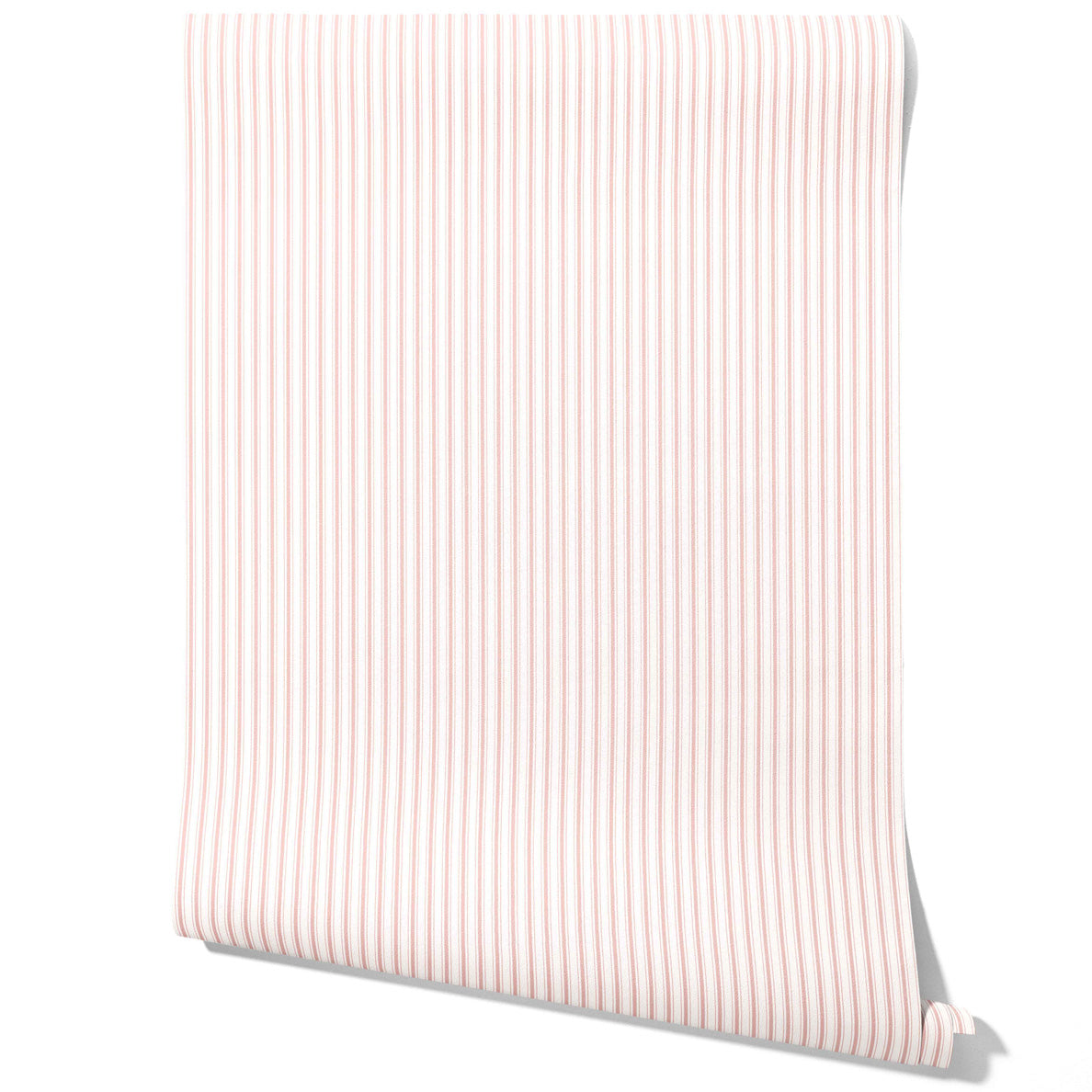 Geometric Striped Kitchen Wallpaper Sample (Blush Pink)
