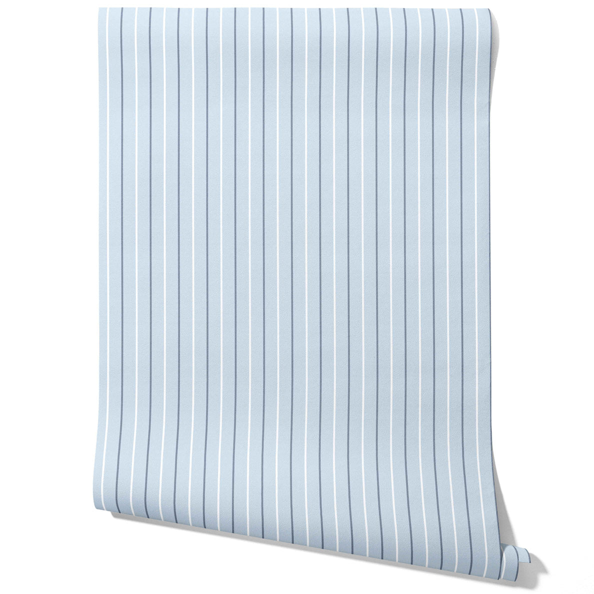 Geometric Striped Kitchen Wallpaper Sample (Blue)