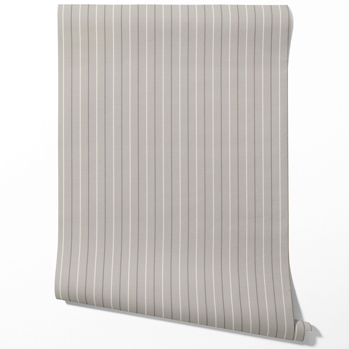 Neutral Geometric Striped Kitchen Wallpaper Sample (Gray)