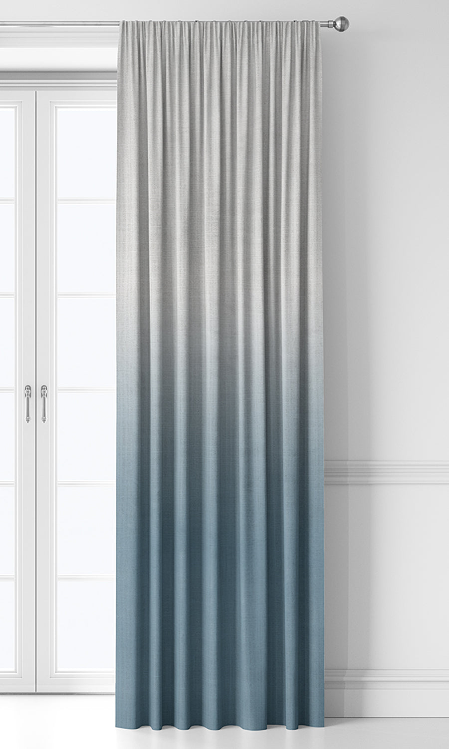 2-Tone Ombre Home Décor Fabric By the Yard (Cobalt Blue)