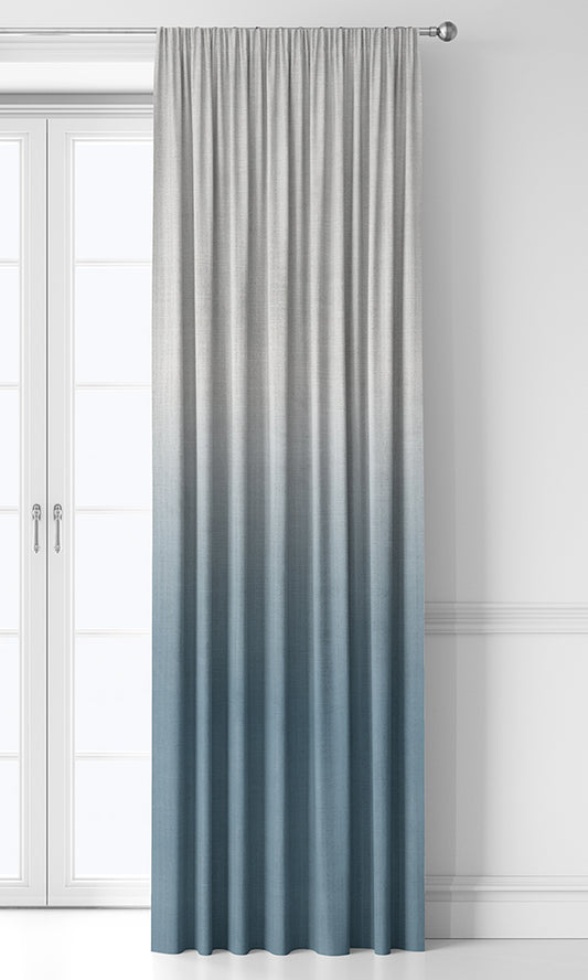 2-Tone Ombre Home Décor Fabric By the Yard (Cobalt Blue)