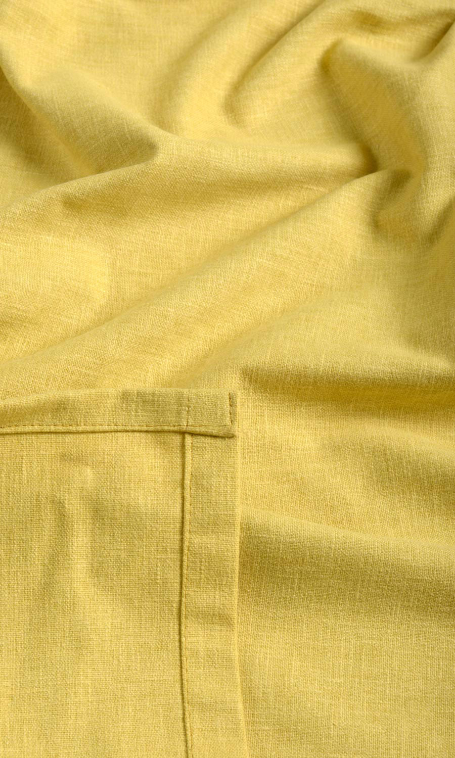 Poly-Cotton Fabric By the Yard for Curtains & Drapes (Cornflower Yellow)
