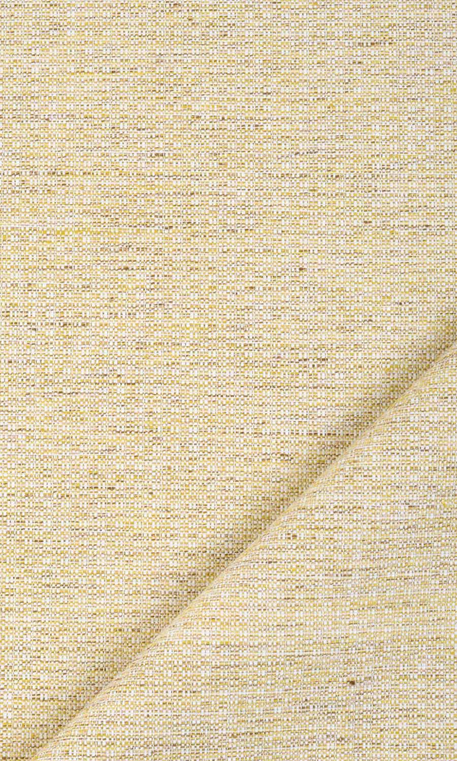 Textured Poly-Cotton Window Treatments Fabric Sample (Yellow)