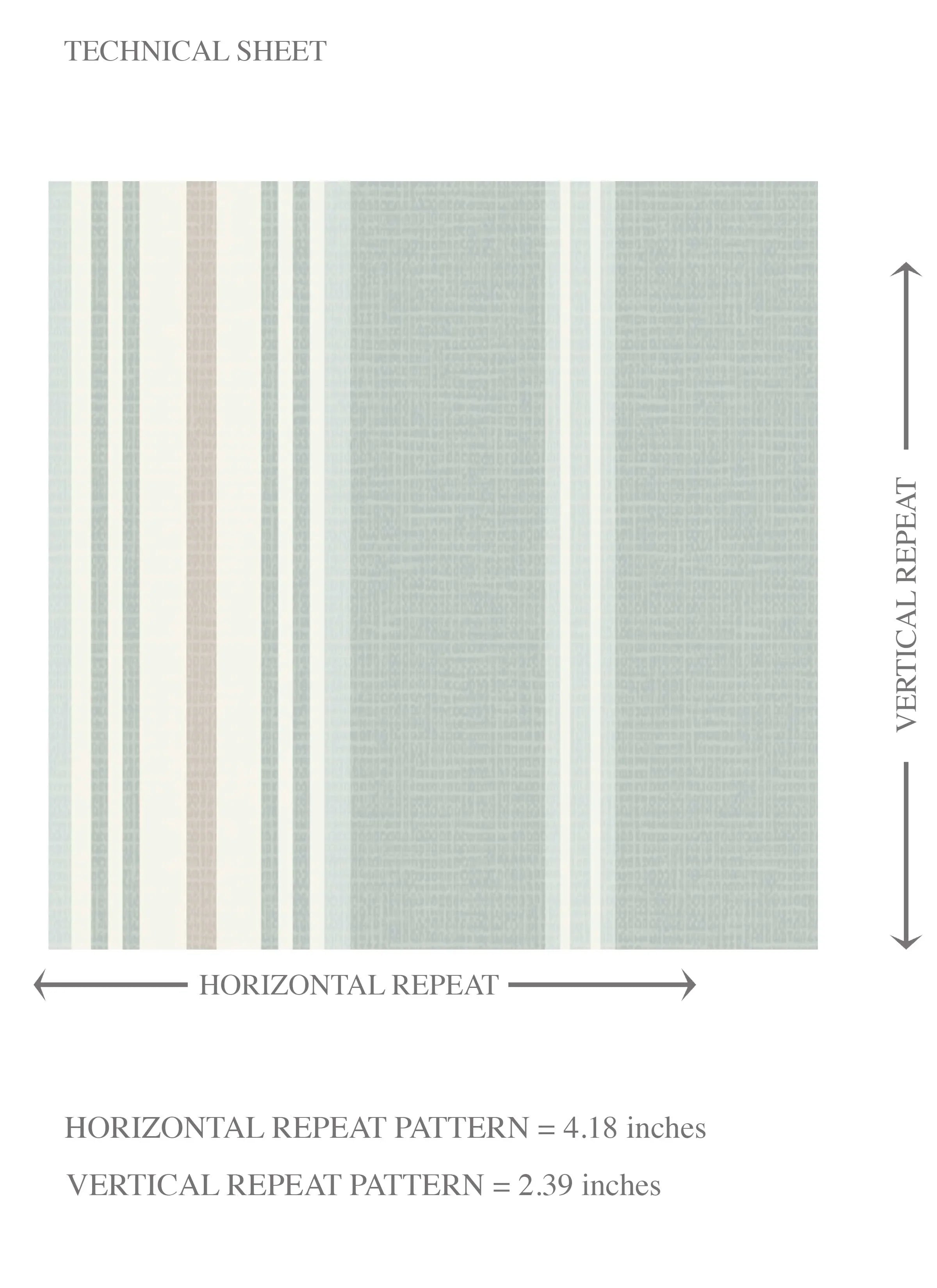 Neutral Geometric Striped Kids Room Wallpaper Sample (Duck Egg Blue)