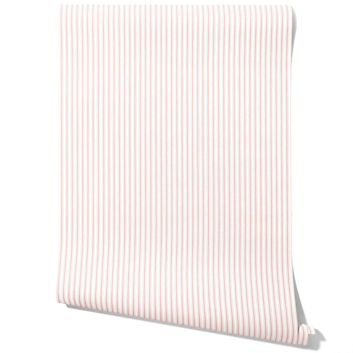Geometric Striped Kitchen Wallpaper Sample (Blush Pink)