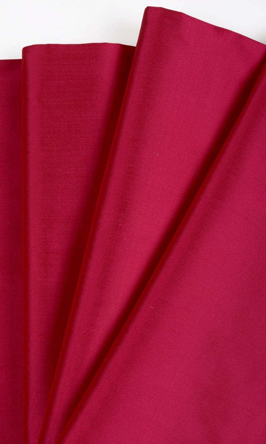 Shantung Silk Free Fabric Material Sample (Ruby Pink)