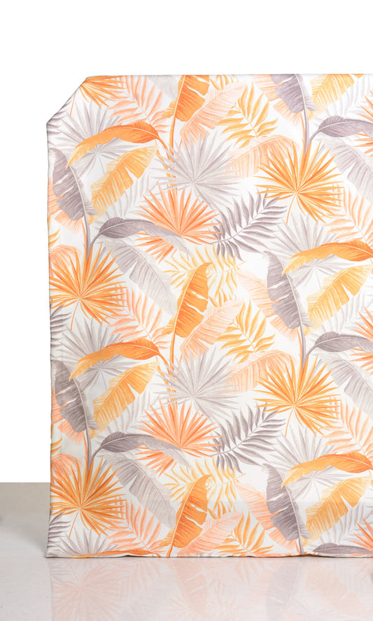 Botanical Floral Home Décor Fabric By the Yard (Yellow/ Orange)