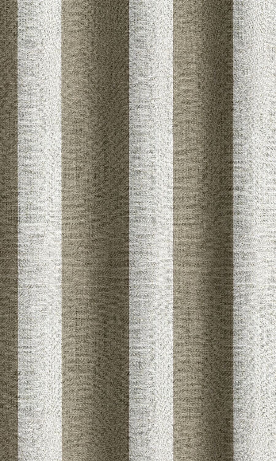 Striped Print Home Décor Fabric Sample (Beige/ White)