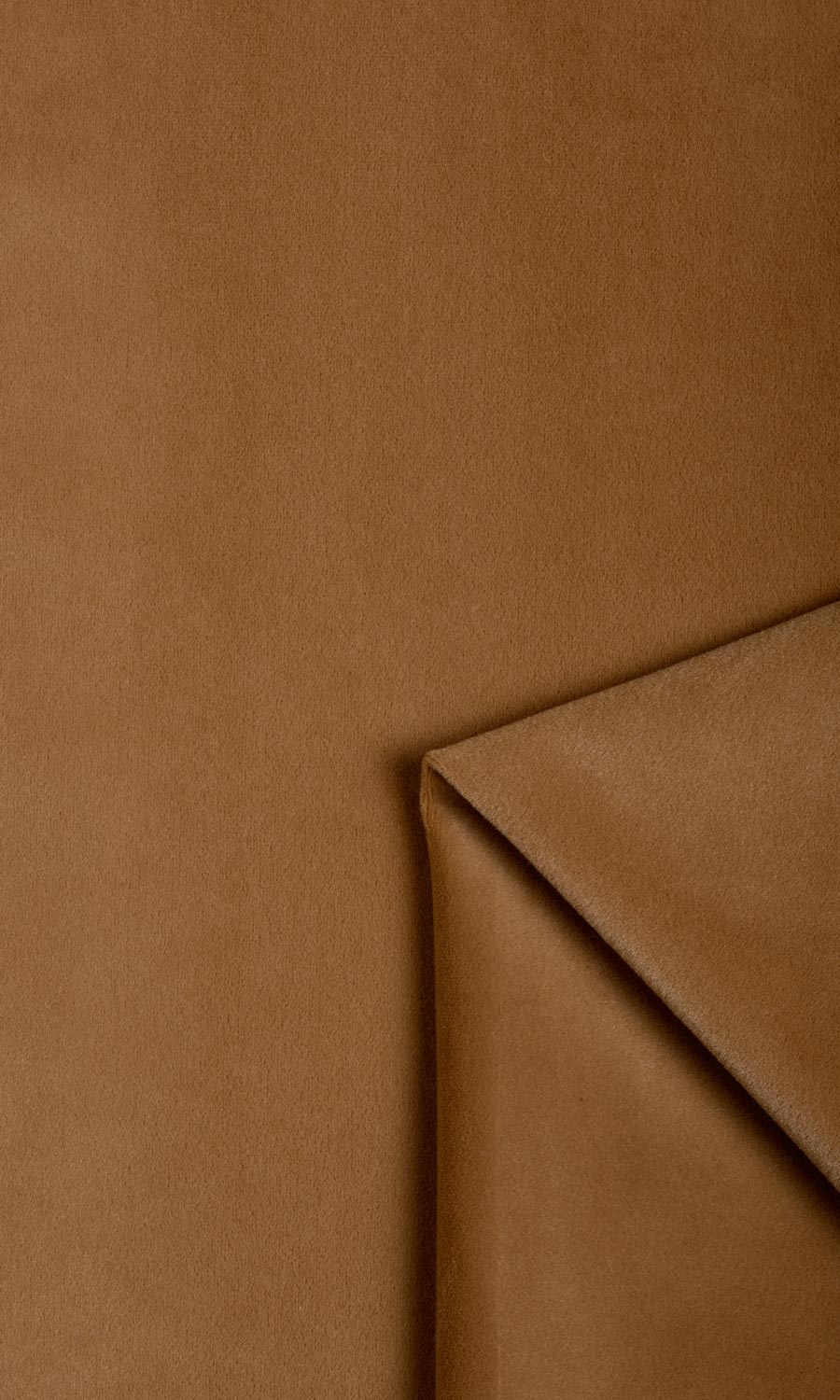 Velvet Window Treatments Fabric By the Yard (Burnt Orange/ Brown)