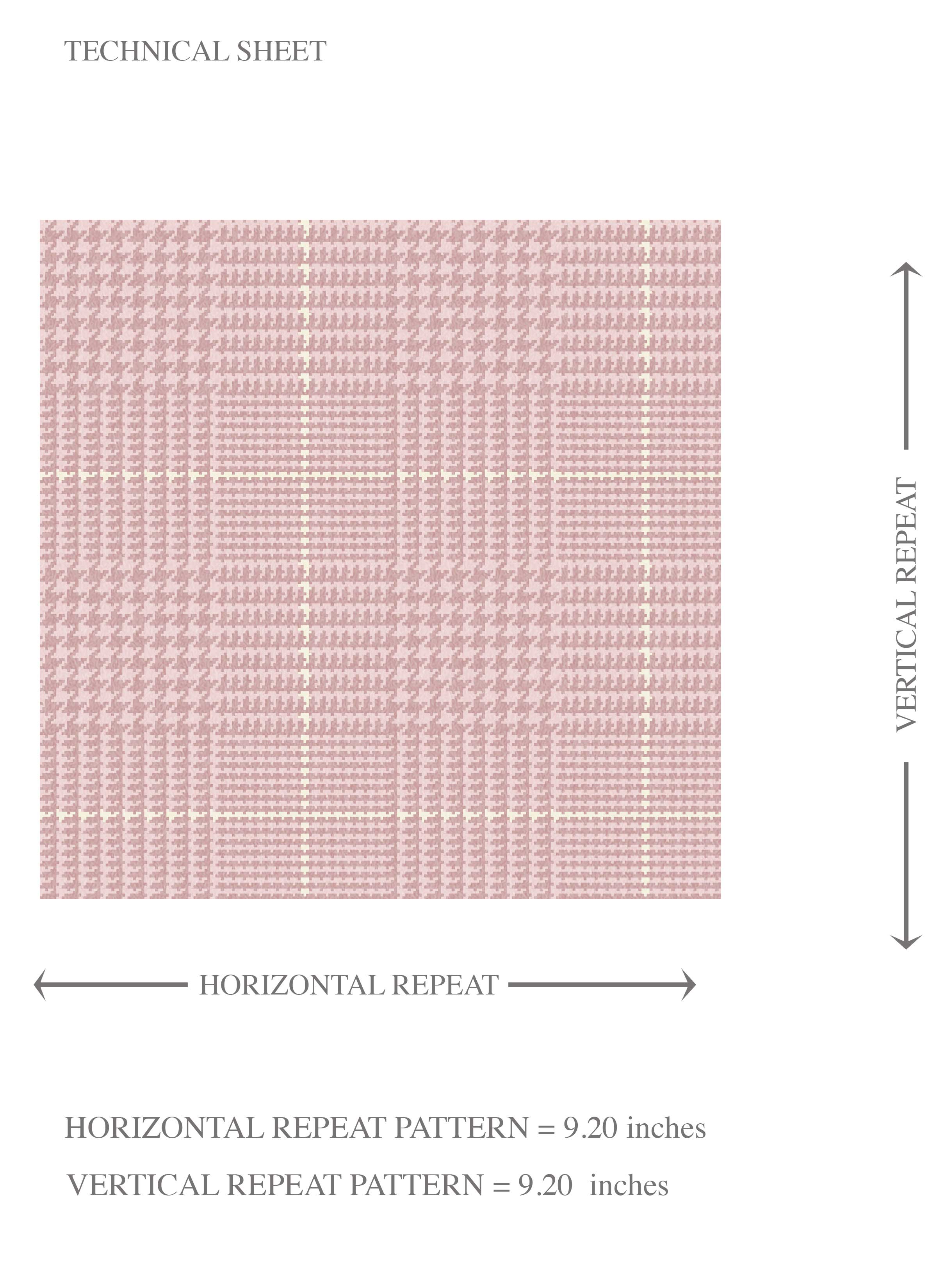 Textured Check/ Geometric Kids Room Wallpaper (Pink)
