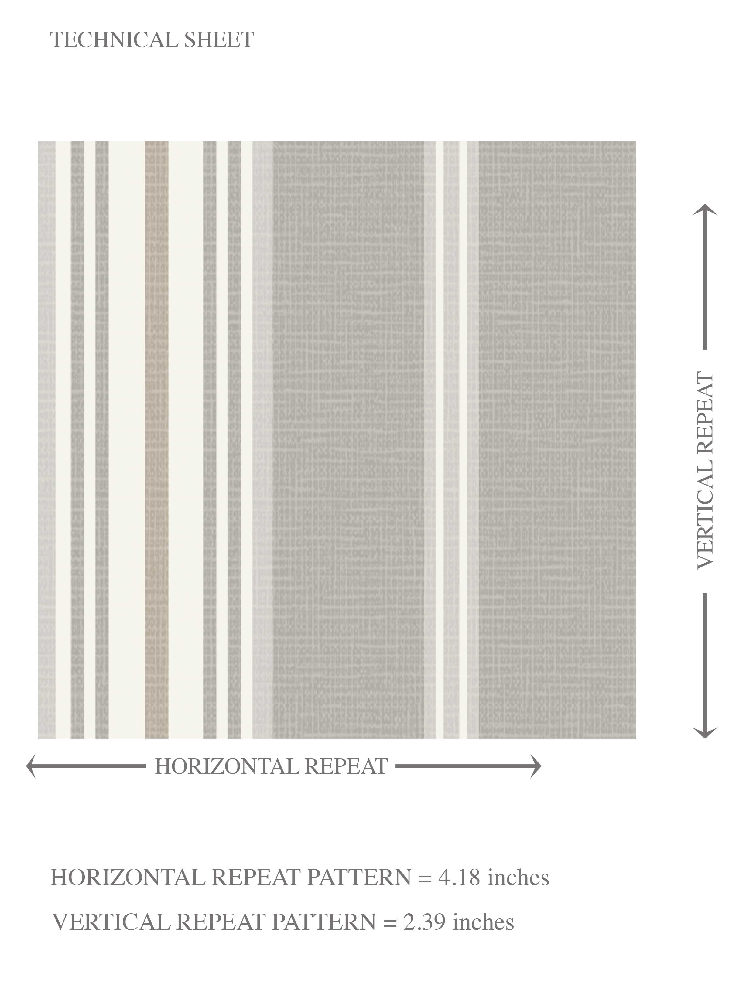 Neutral Geometric Striped Kids Room Wallpaper Sample (Gray)