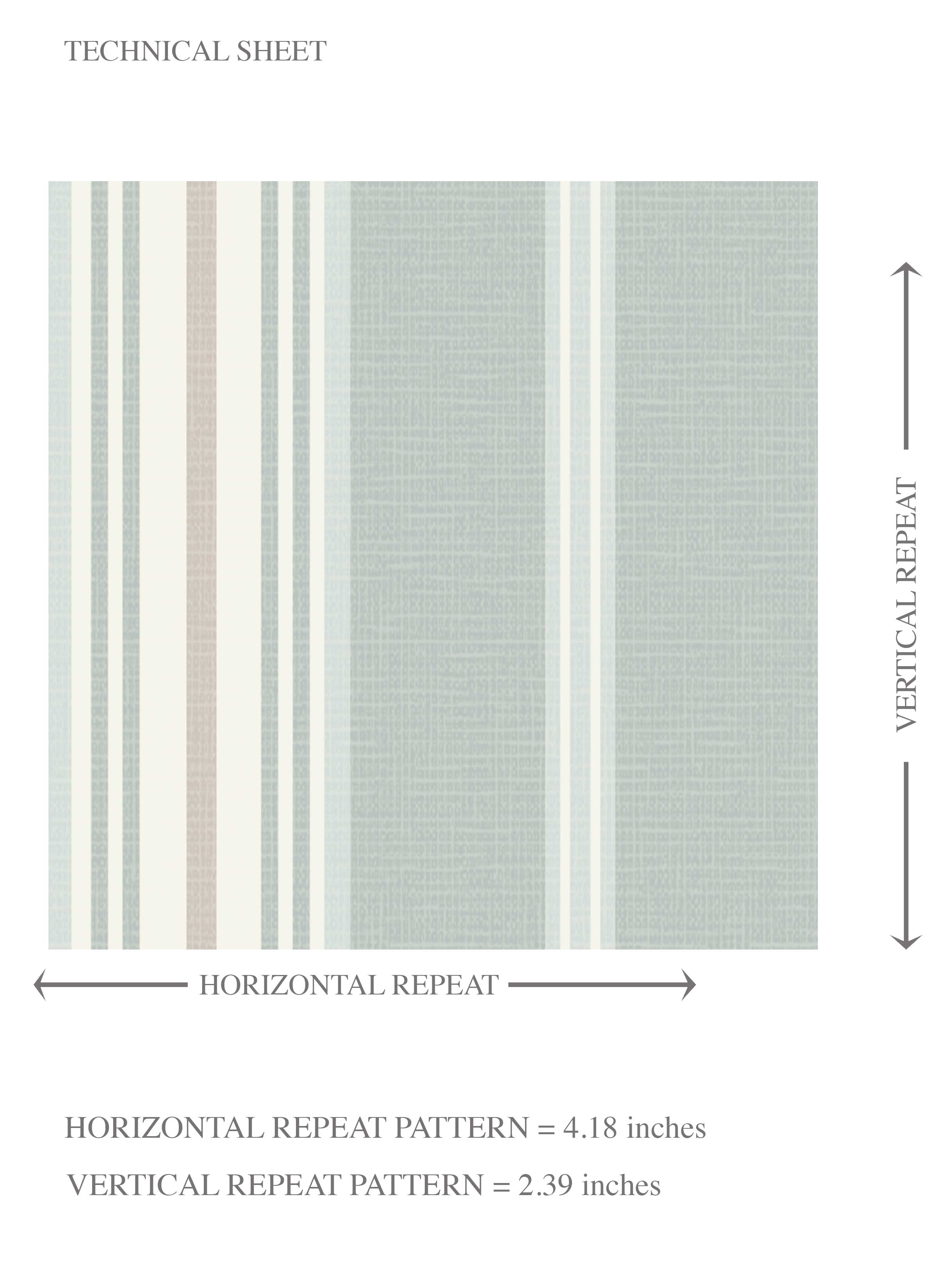 Neutral Geometric Striped Kids Room Wallpaper Sample (Duck Egg Blue)