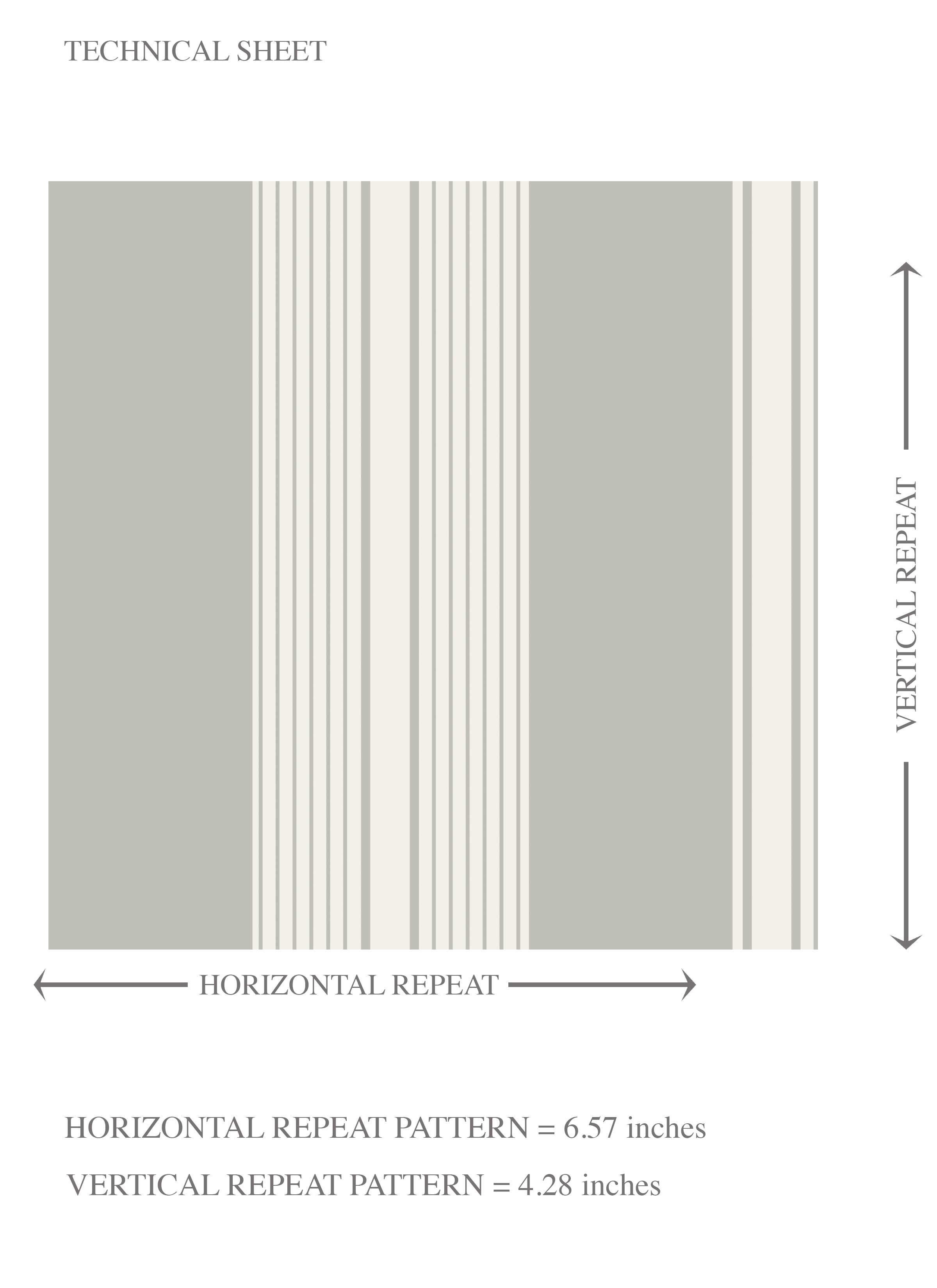 Neutral Geometric Striped Kids Room Wallpaper (Sage Gray)