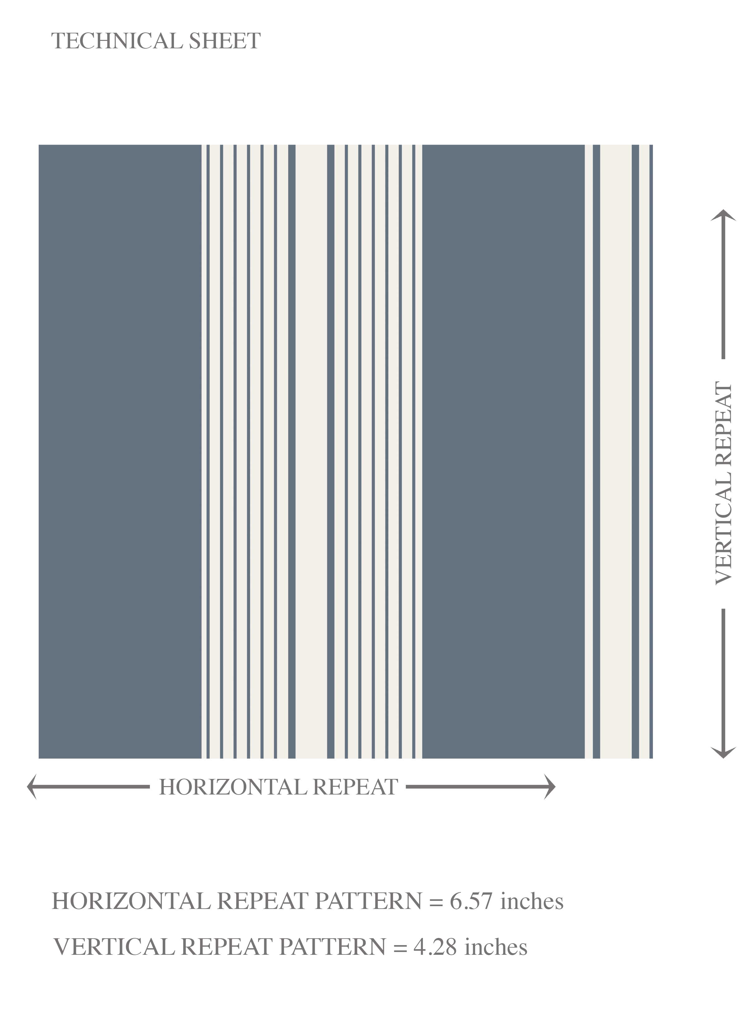 Geometric Striped Kids Room Wallpaper Sample (Slate Gray/ Blue)