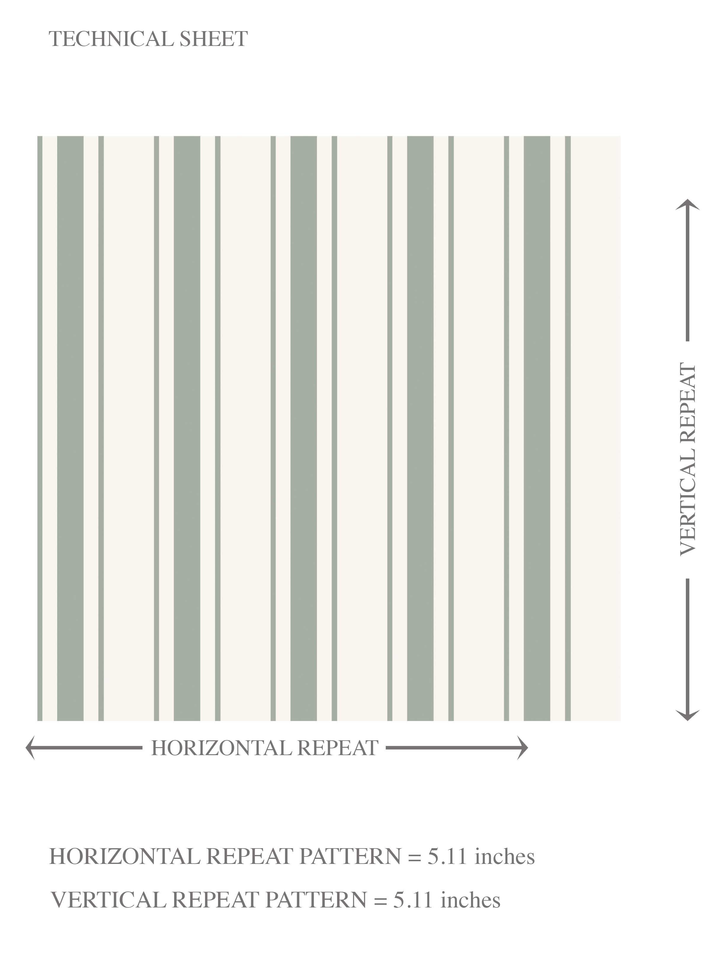 Neutral Geometric Striped Kids Room Wallpaper Sample (Green-Gray)