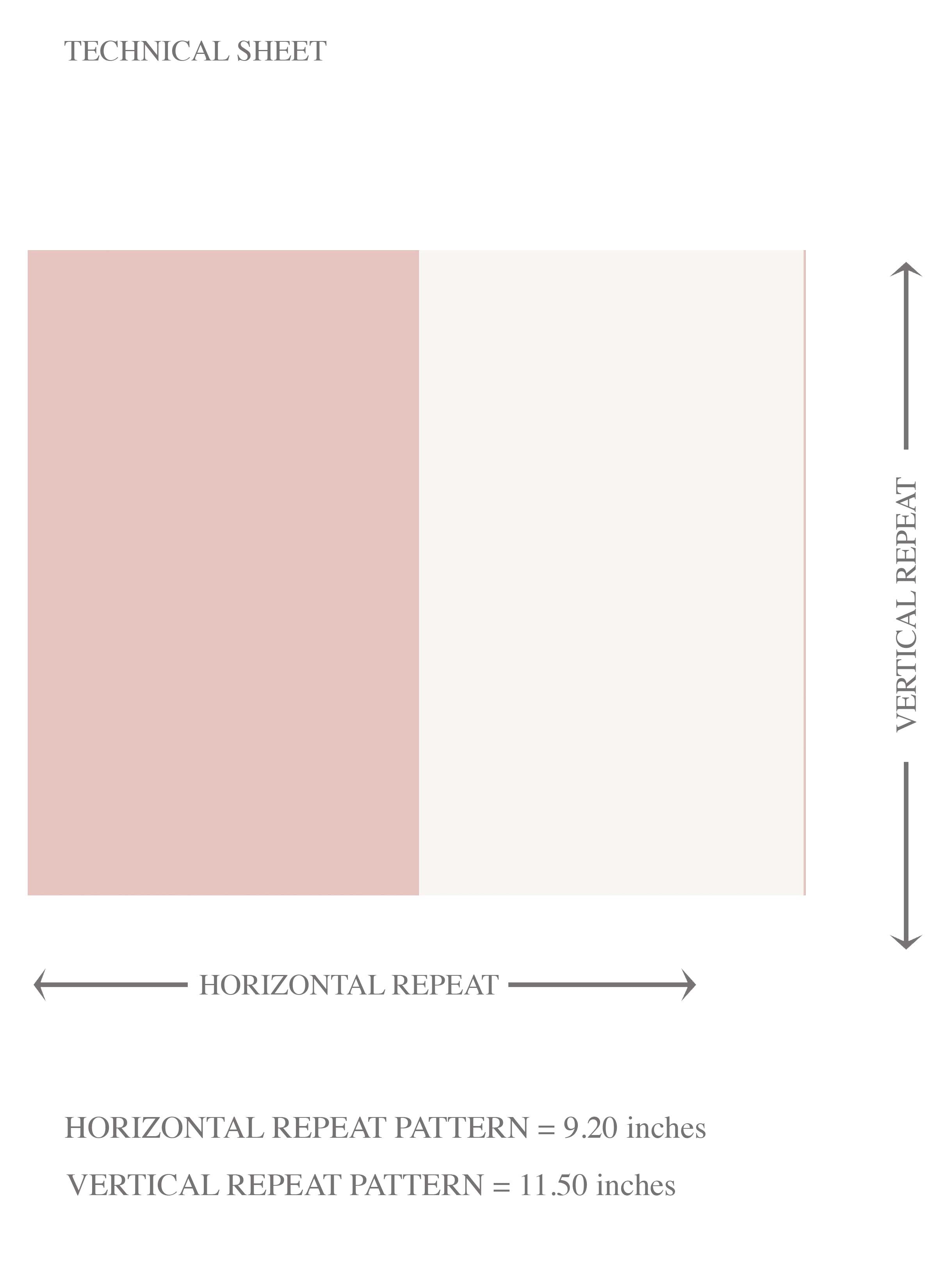 Geometric Striped Kids Room Wallpaper Sample (Blush Pink/ White)