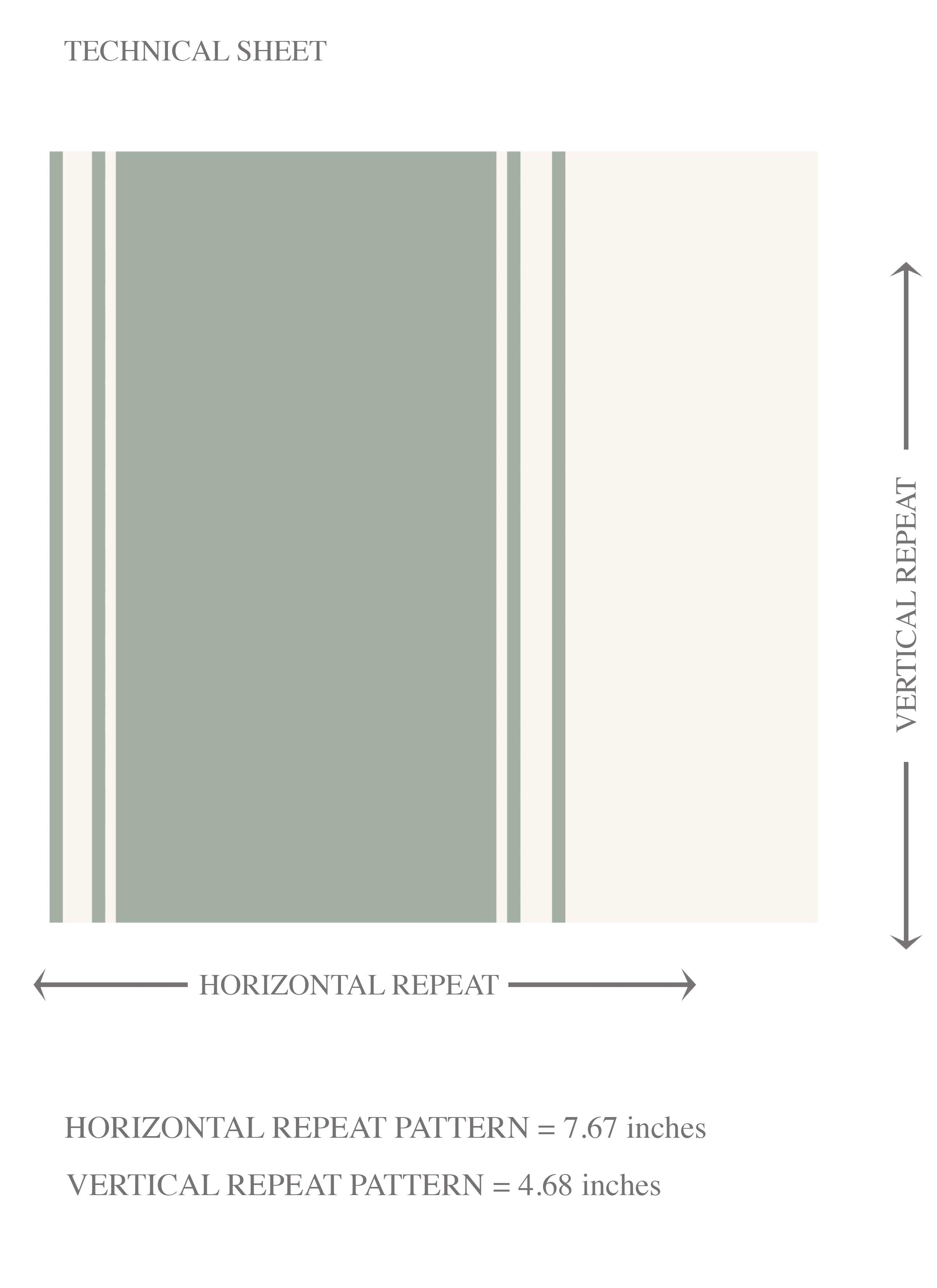 Geometric Striped Kids Room Wallpaper Sample (Sage Green/ Gray)