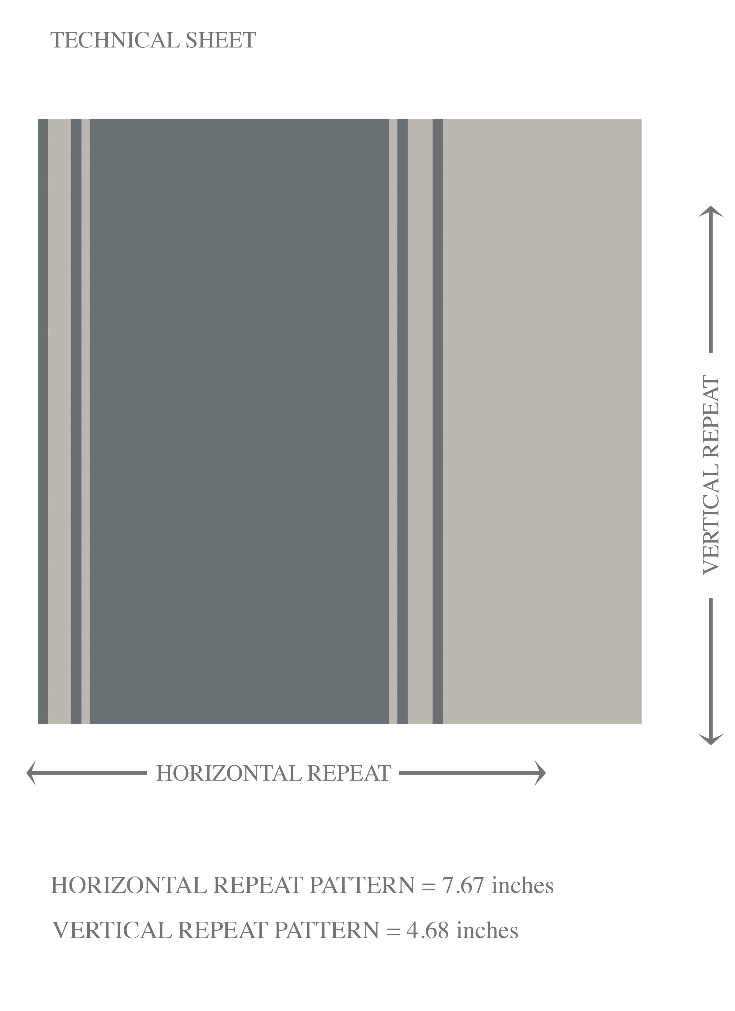 Neutral Geometric Striped Kids Room Wallpaper (Slate Gray)