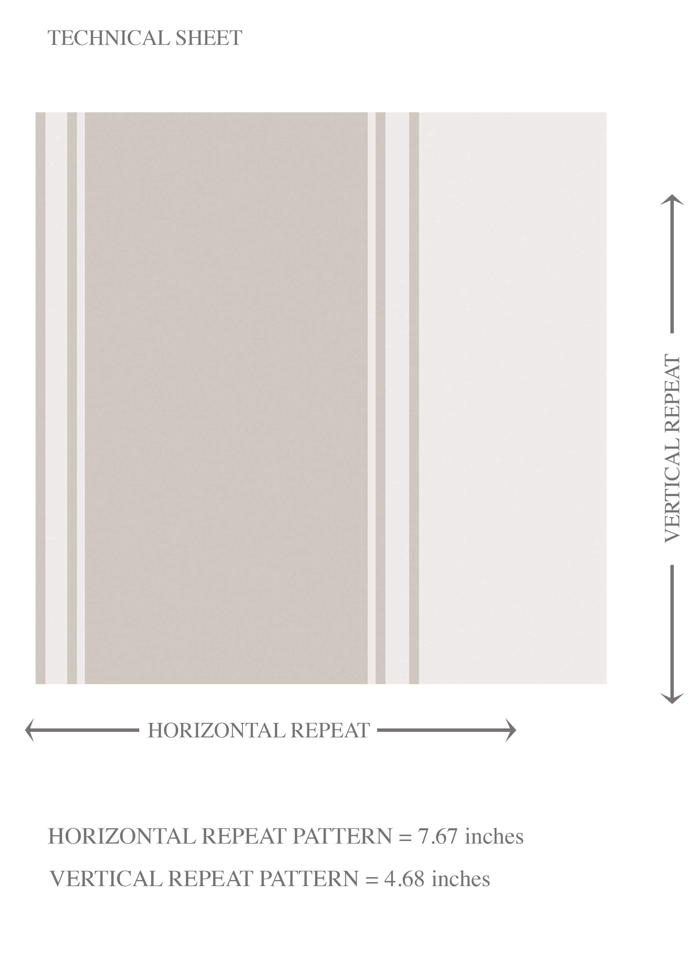 Neutral Geometric Striped Kids Room Wallpaper (Greige/ Warm Gray)