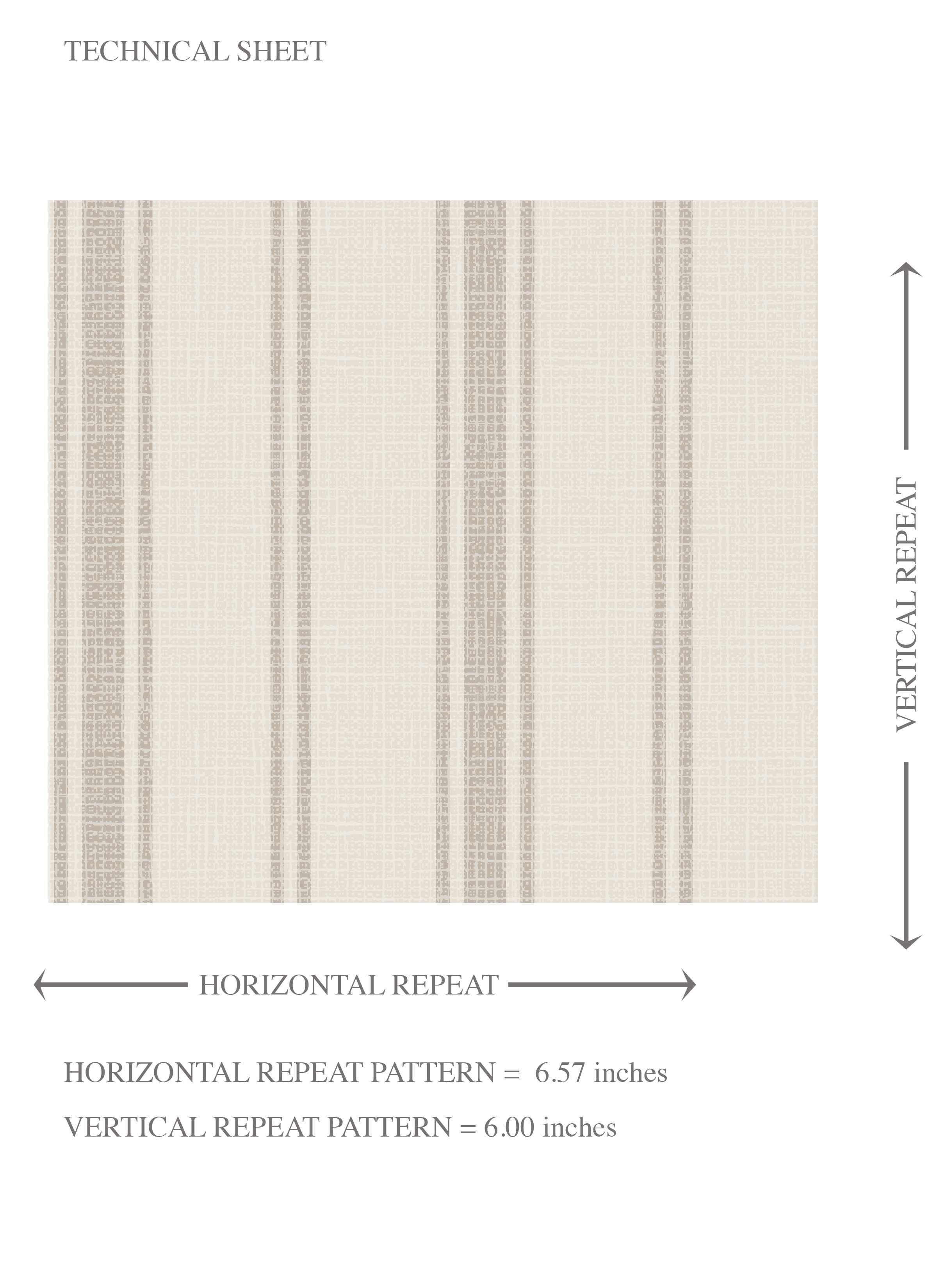 Neutral Geometric Striped Kids Room Wallpaper (Cream/ Beige/ Gray)