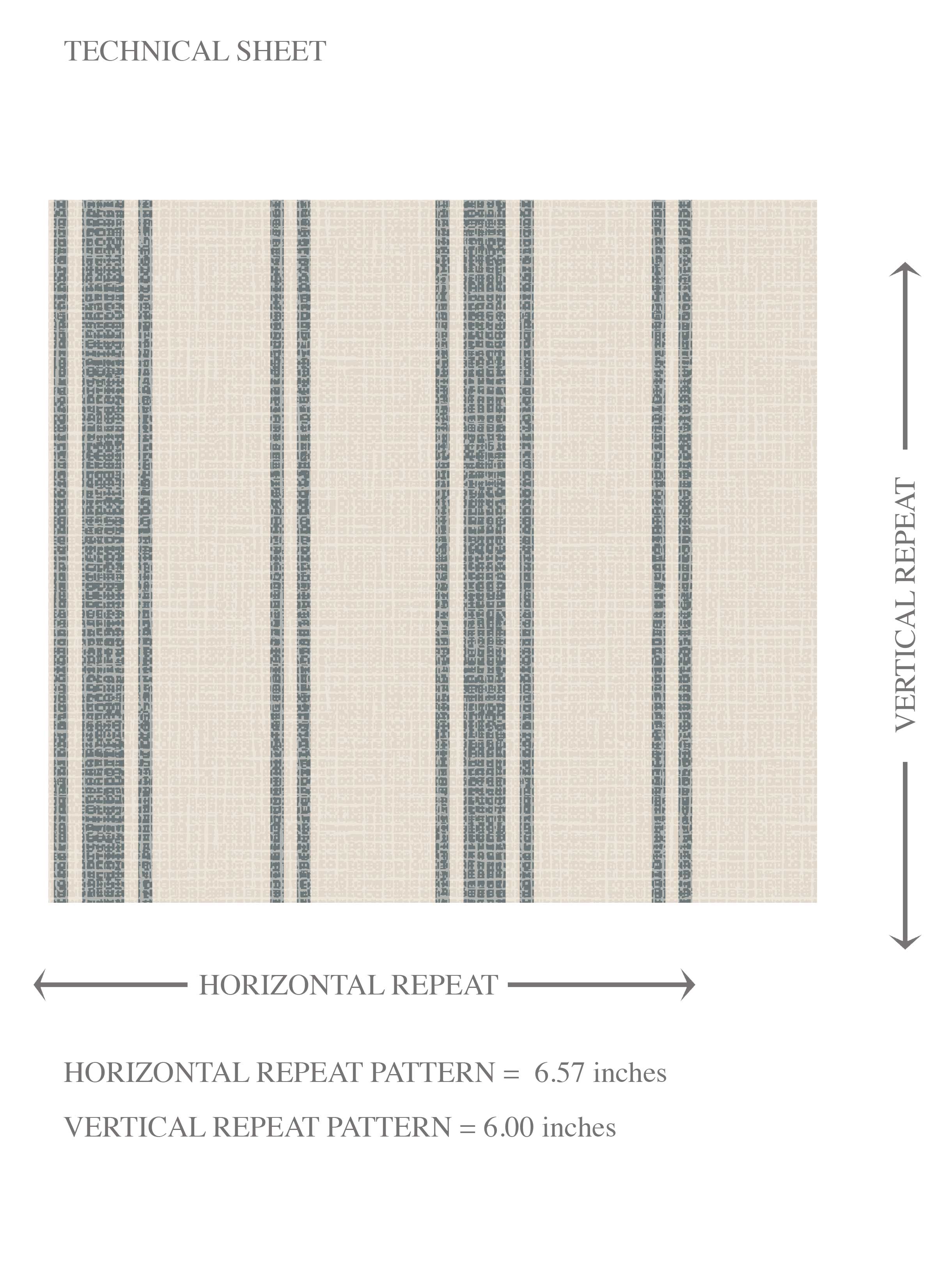 Neutral Geometric Striped Kids Room Wallpaper (Ash Gray/ Cream)
