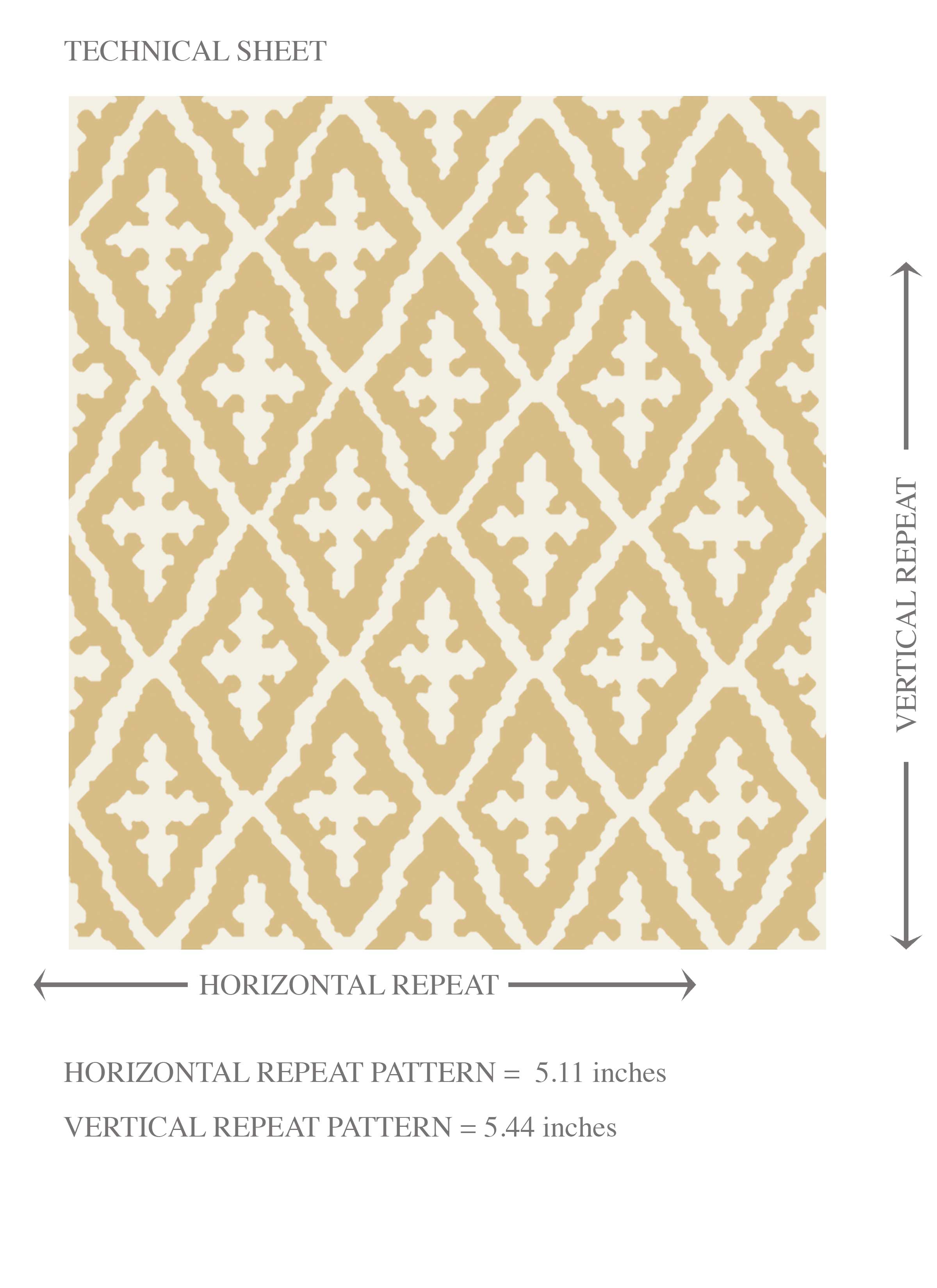 Geometric Diamond Lattice Kids Room Wallpaper (Yellow/ White)