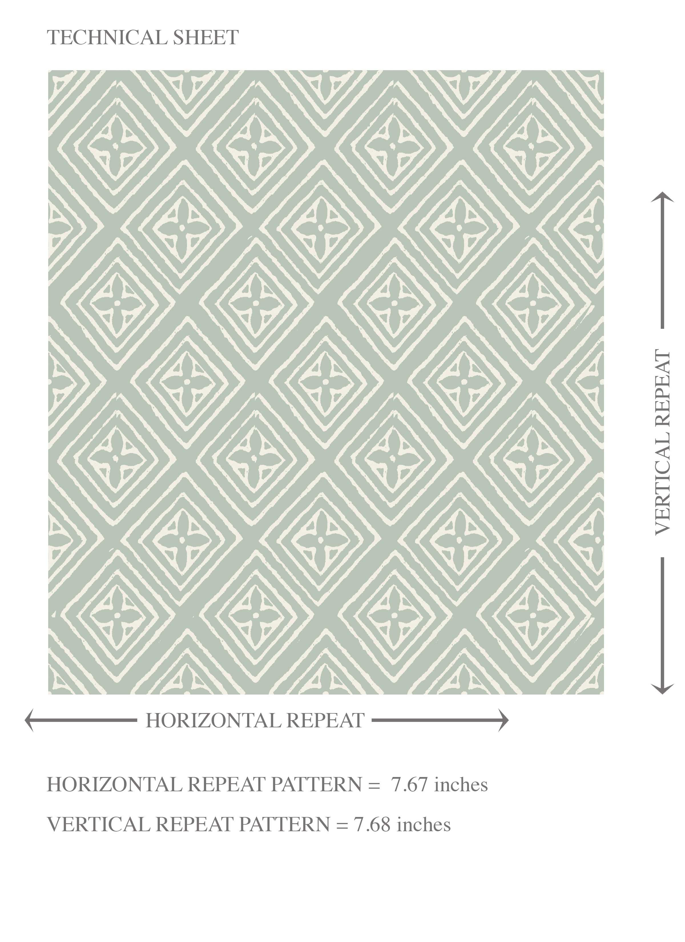 Small Diamond Lattice/ Textured Check Kids Room Wallpaper Sample (Green/ White)