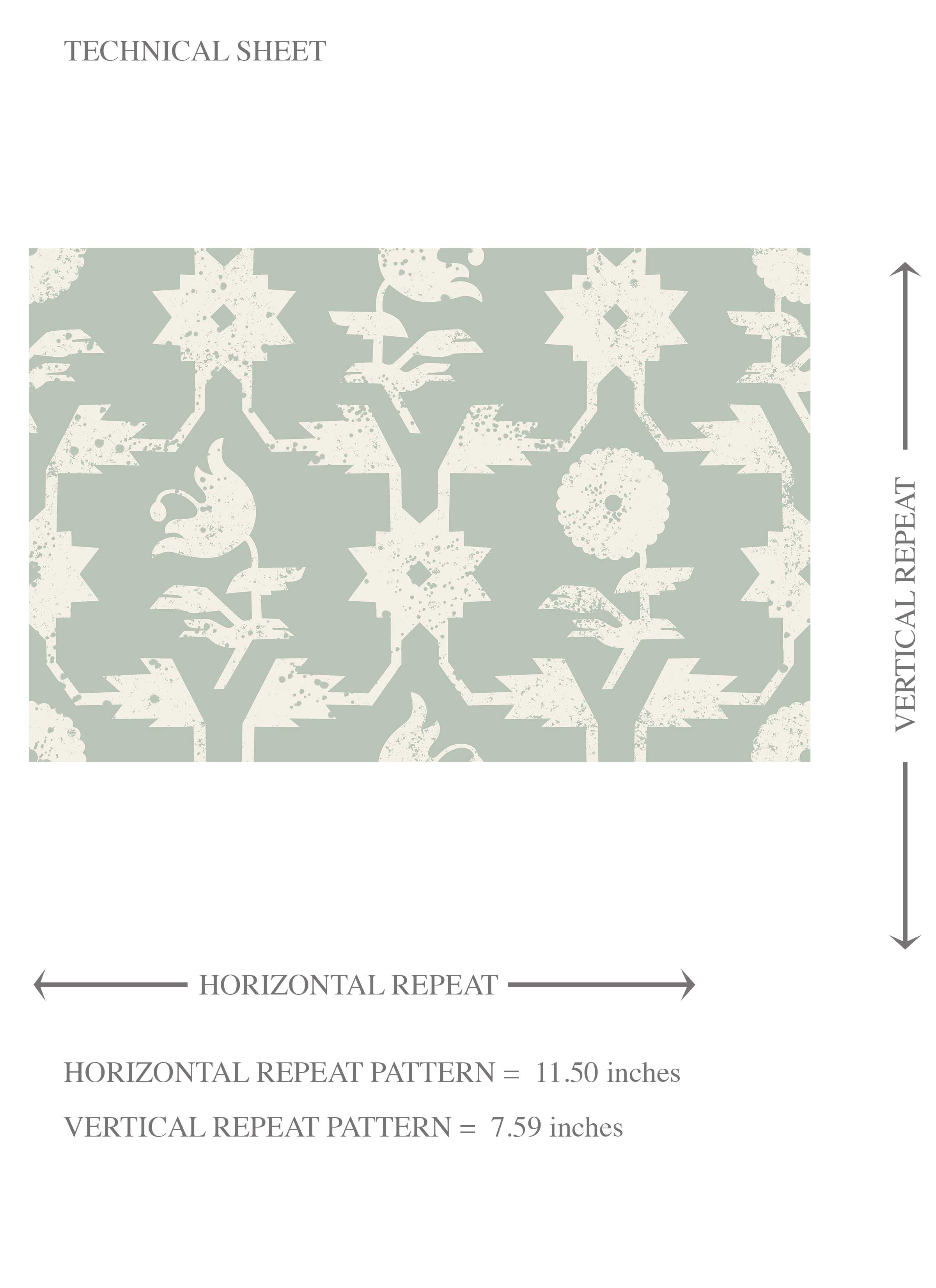 Modern Floral Botanical Kids Room Wallpaper Sample (Green/ White)