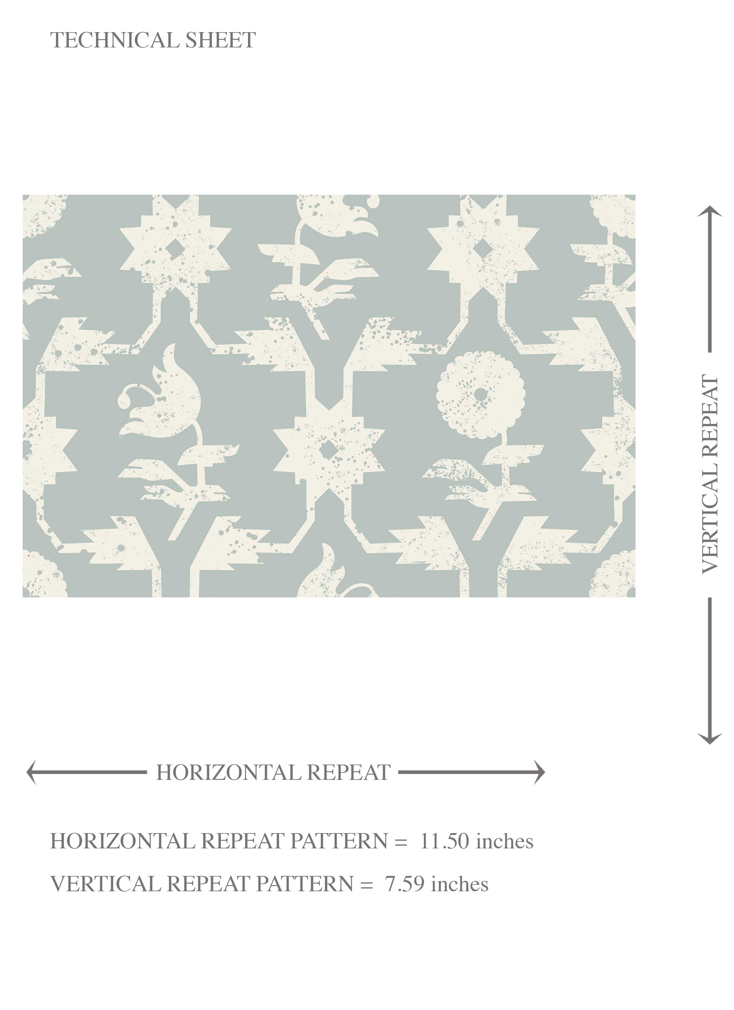 Modern Floral Botanical Kids Room Wallpaper (Duck Egg Blue/ White)