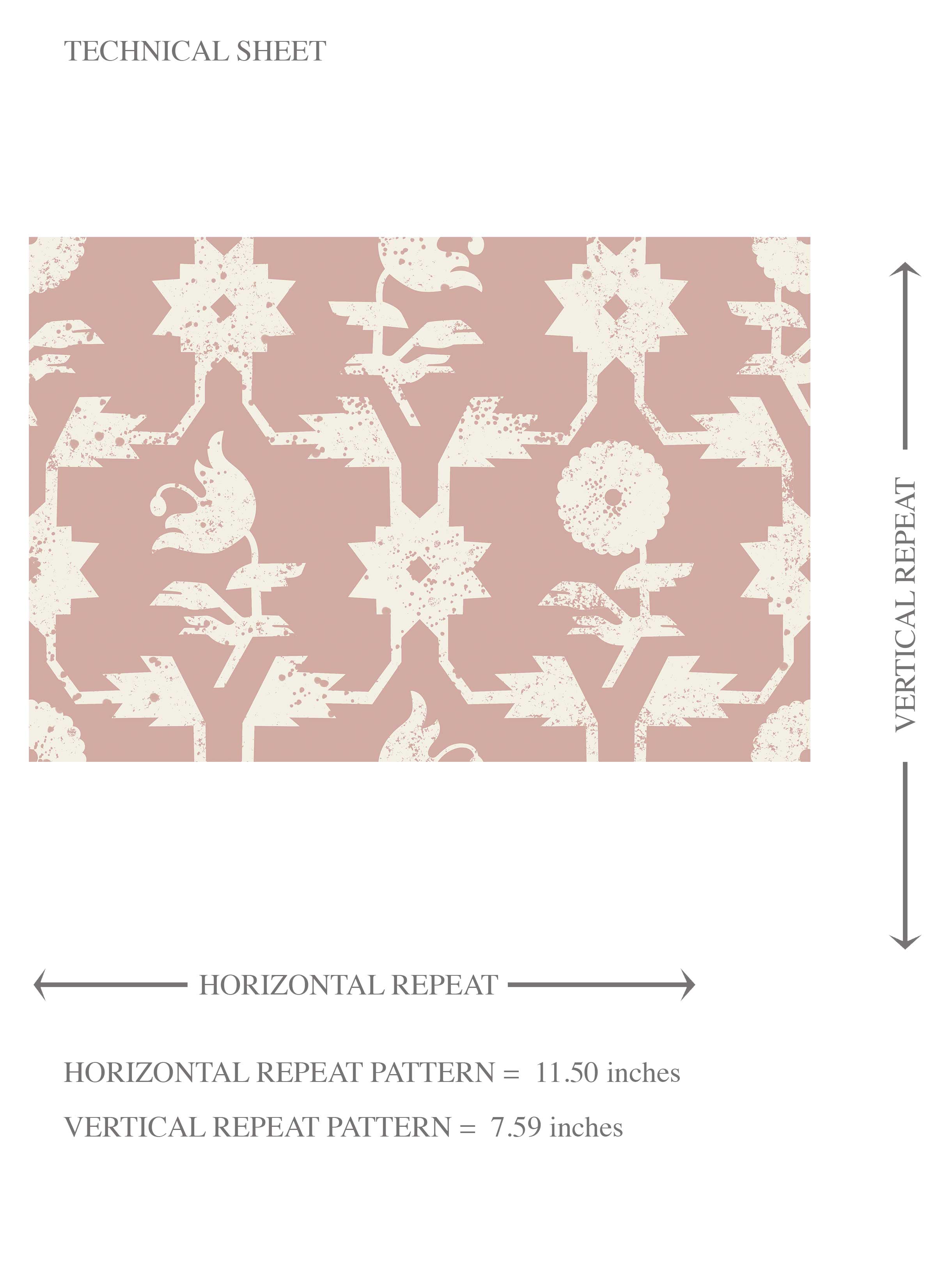 Modern Floral Botanical Kids Room Wallpaper (Pink/ White)