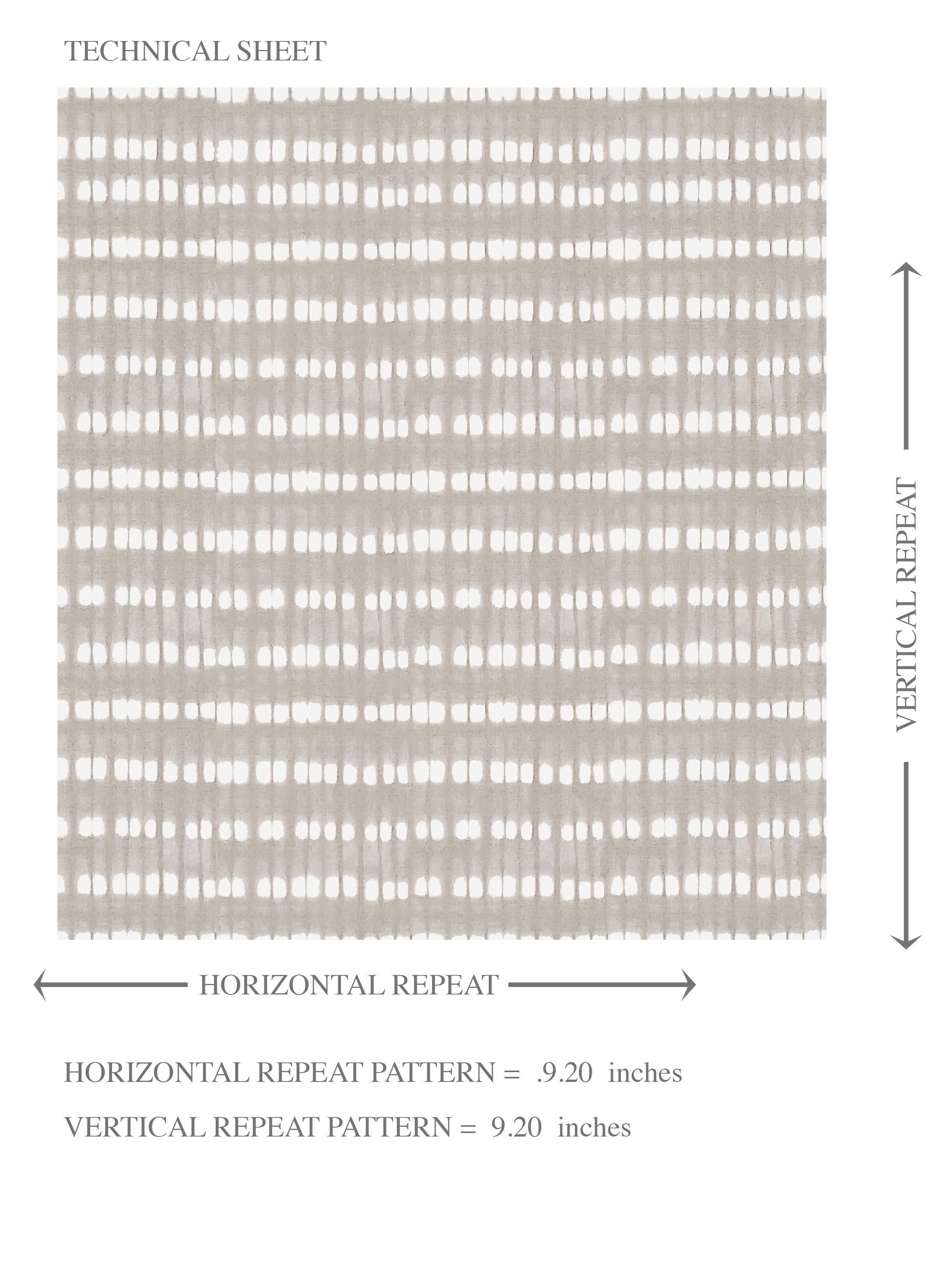 Textured Shibori Effect Striped Kids Room Wallpaper (Gray/ White)