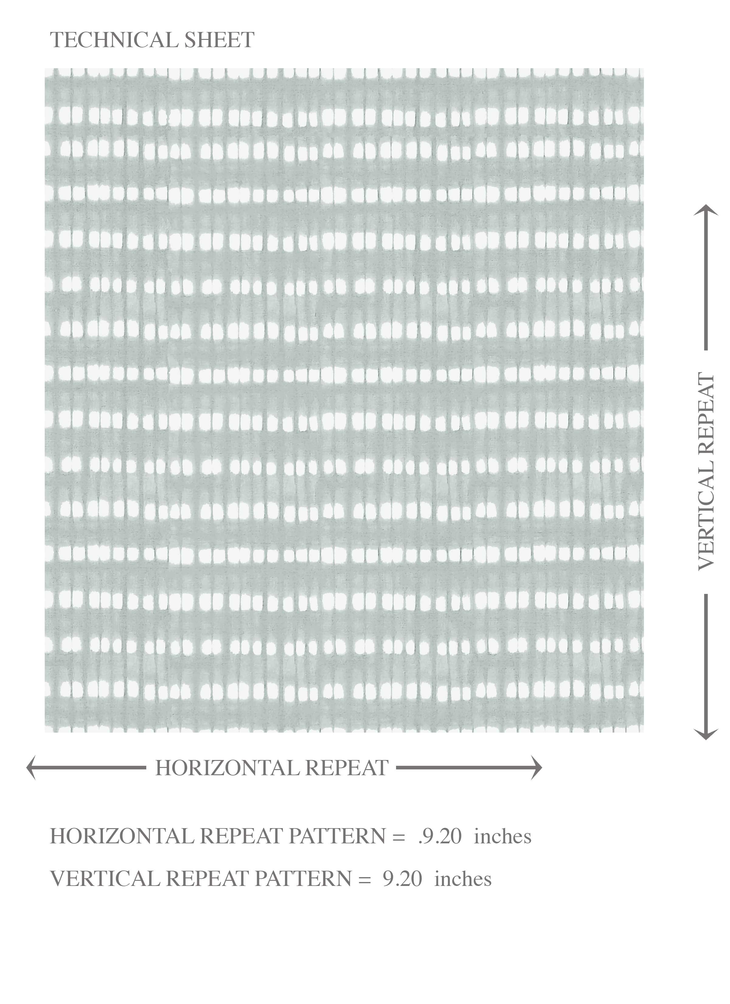 Textured Shibori Effect Striped Kids Room Wallpaper Sample (Blue/ White)