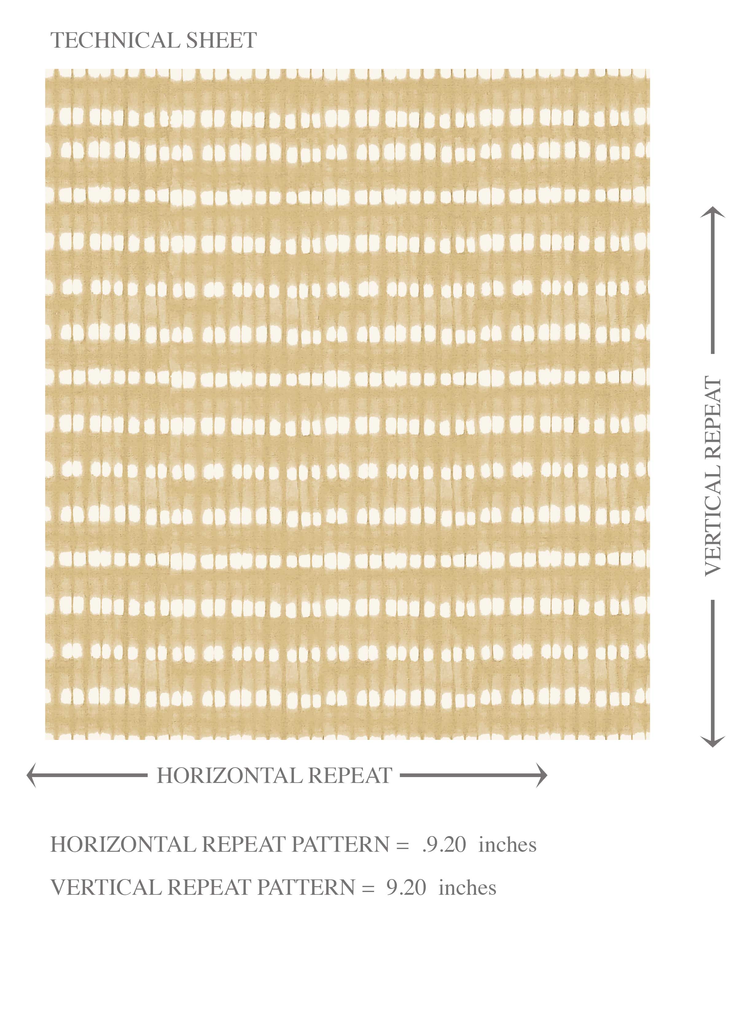 Textured Shibori Effect Striped Kids Room Wallpaper (Yellow/ White)
