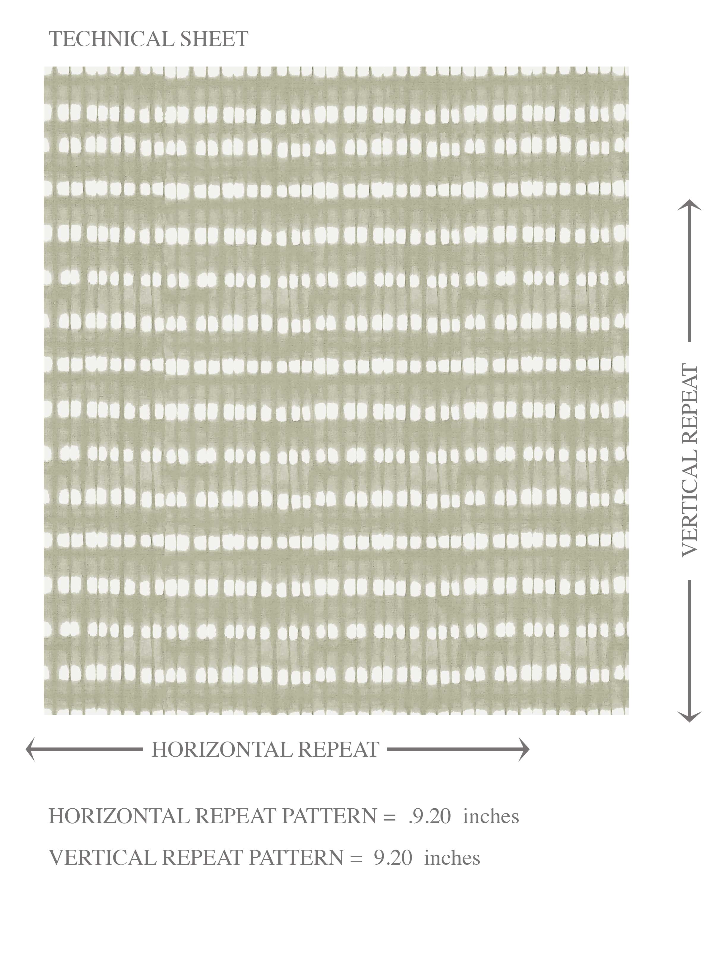 Textured Shibori Effect Striped Kids Room Wallpaper (Olive Green/ White)
