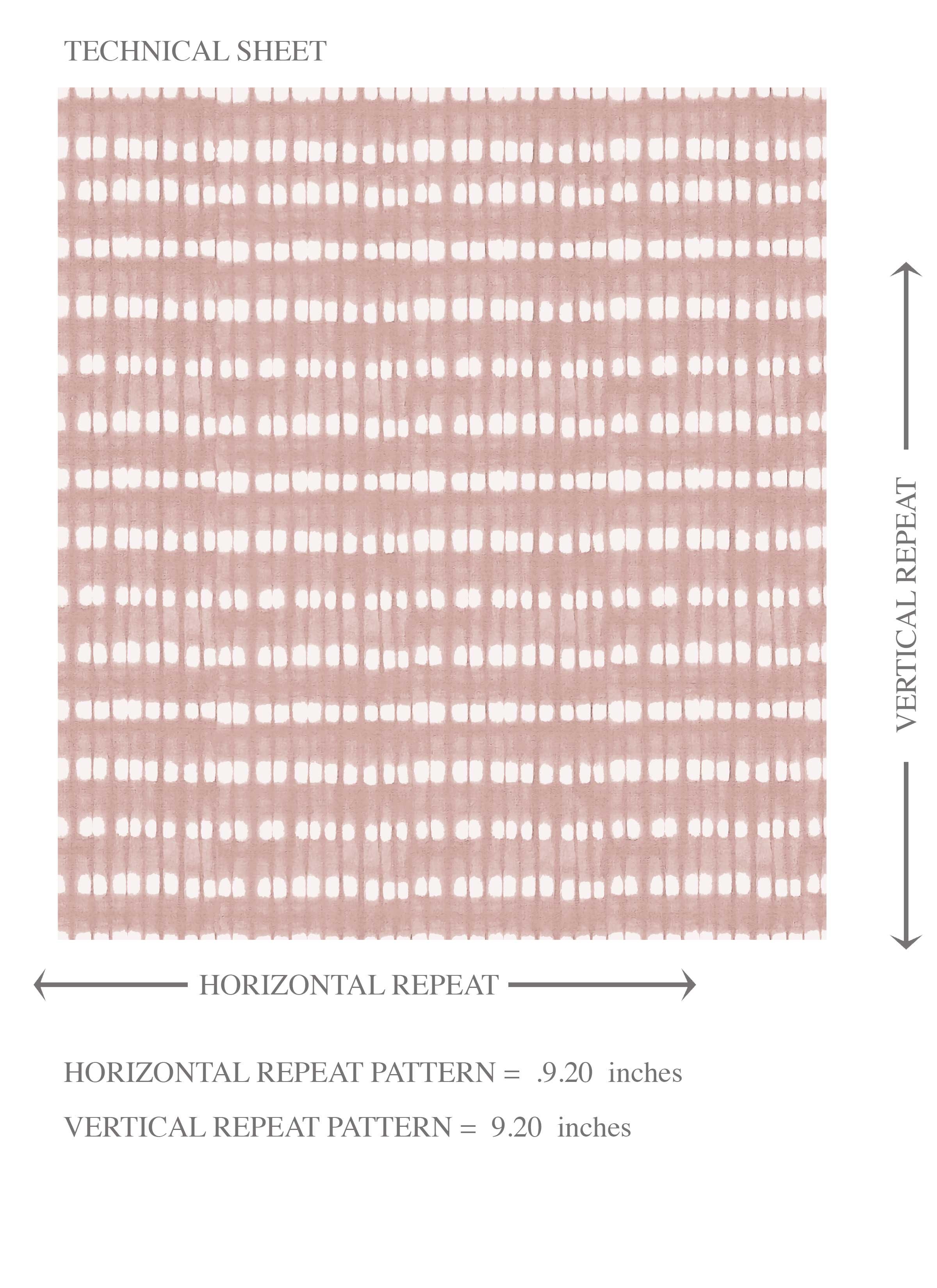 Textured Shibori Effect Striped Kids Room Wallpaper (Pink/ White)