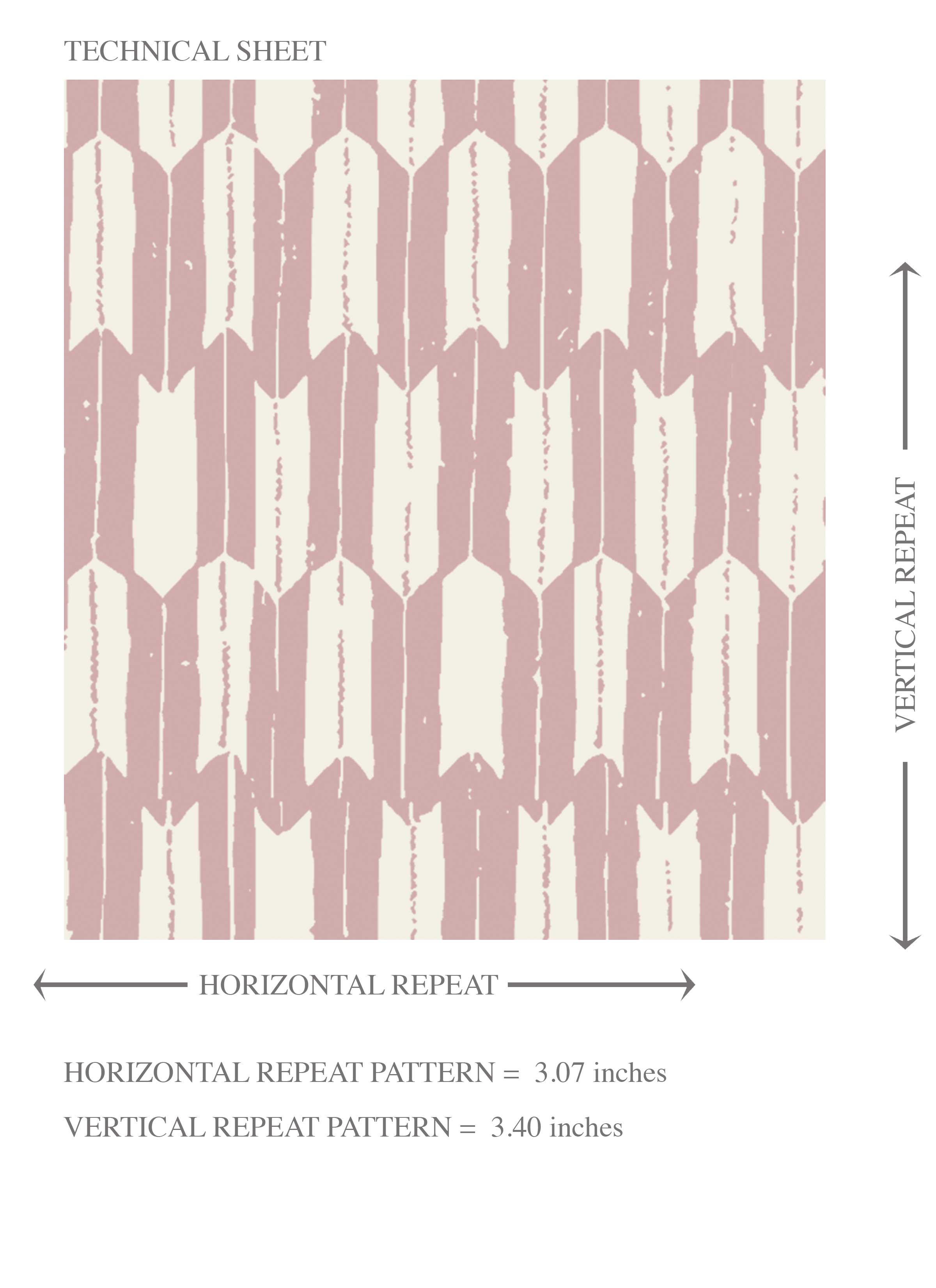 Modern Geometric Micro-Print Kids Room Wallpaper Sample (Pink/ White)